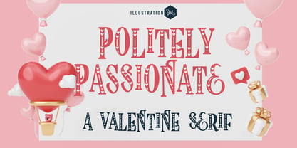 ZP Politely Passionate Font Poster 1