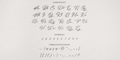 Lumynella Calligraph Font Poster 2