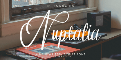Nuptalia Font Poster 1