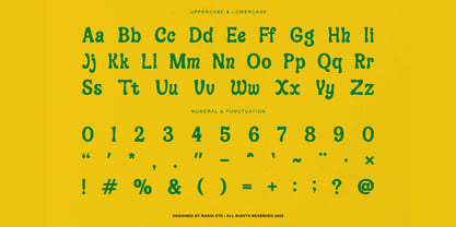 Aveloin Font Poster 2