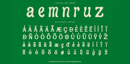 Aveloin Font Poster 6