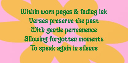 Aveloin Font Poster 5