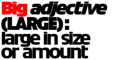 Big Druto Font Poster 3