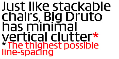 Big Druto Font Poster 7