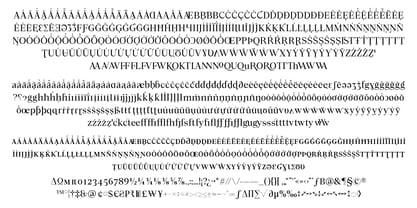 Lubea Serif Font Poster 14