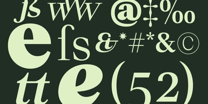 Lubea Serif Font Poster 10