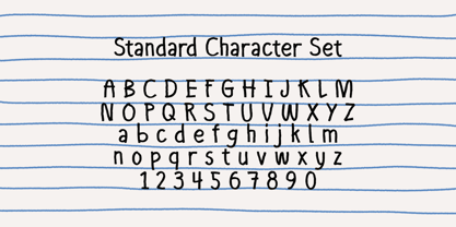 3 AM Scribbles Font Poster 6
