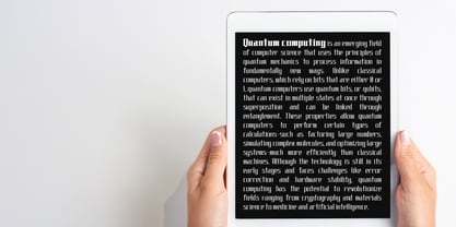 Tecqual Font Poster 4
