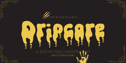 Dripcore Font Poster 1