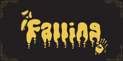 Dripcore Font Poster 8