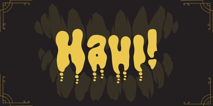 Dripcore Font Poster 3