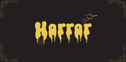 Dripcore Font Poster 2