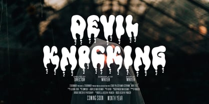 Dripcore Font Poster 7