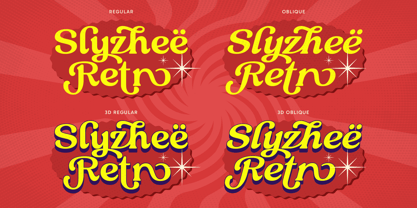 Slyzhee Font Poster 4