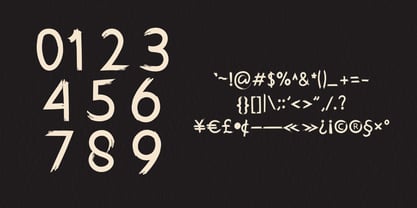 Longshot Font Poster 3