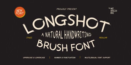 Longshot Font Poster 1