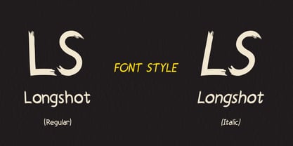 Longshot Font Poster 4