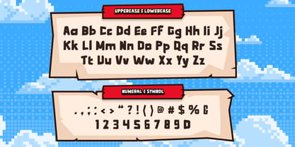 Pixel Breaker Font Poster 2
