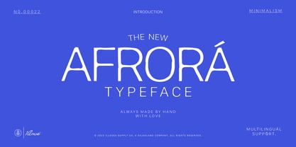 SCC Afrora Font Poster 1