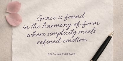 Belovina Font Poster 2