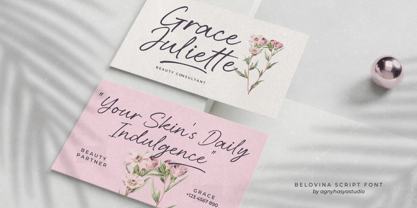 Belovina Font Poster 6