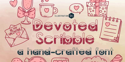 ZP Devoted Scribble Font Poster 1