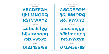 UT Ogah Font Poster 5
