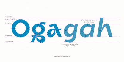 UT Ogah Font Poster 8