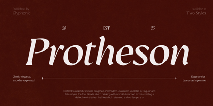 GC Protheson Font Poster 1