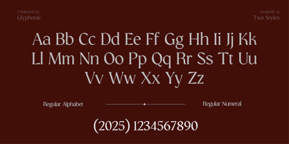 GC Protheson Font Poster 2
