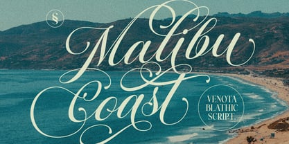 Venota Blathic Font Poster 3