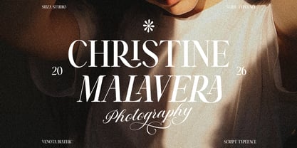 Venota Blathic Font Poster 2