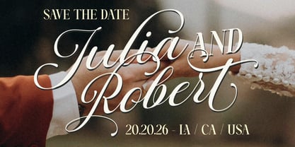 Venota Blathic Font Poster 5