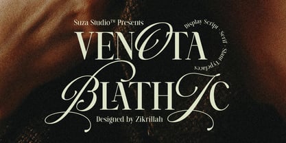 Venota Blathic Font Poster 14