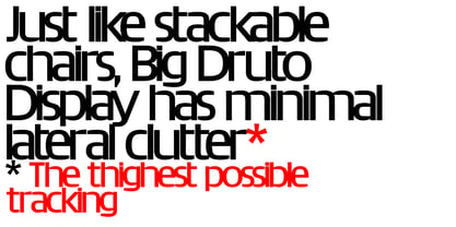 Big Druto Variable Font Poster 8