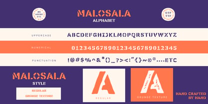 SCC Malosala Font Poster 5