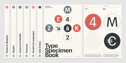 Encamp Font Poster 1