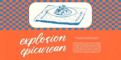Seafood Gather Font Poster 6