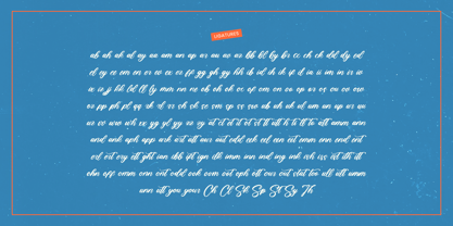 Seafood Gather Font Poster 9
