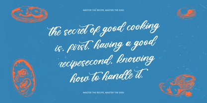 Seafood Gather Font Poster 3