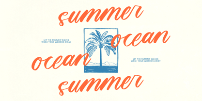 Seafood Gather Font Poster 13