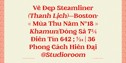 UT Khamun Font Poster 2