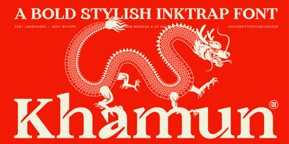 UT Khamun Font Poster 1