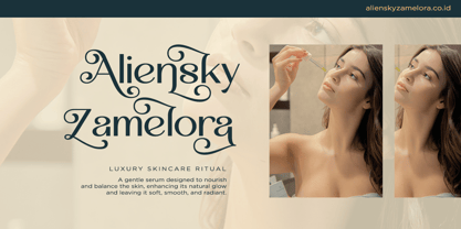 Malovi Font Poster 4