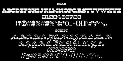 Nackresa Font Poster 10