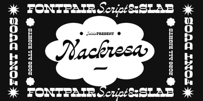 Nackresa Font Poster 1