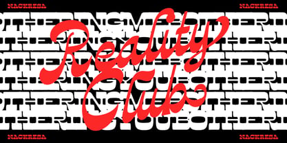 Nackresa Font Poster 7
