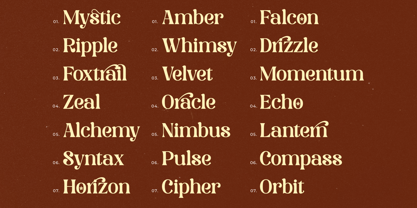 Corselust Font Poster 9
