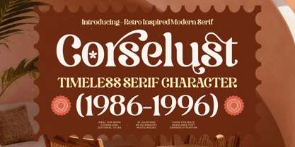 Corselust Font Poster 1