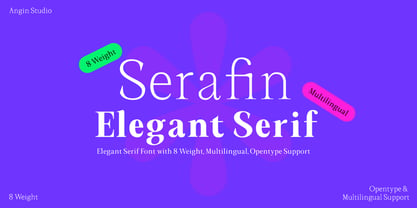 Serafin Static Font Poster 1